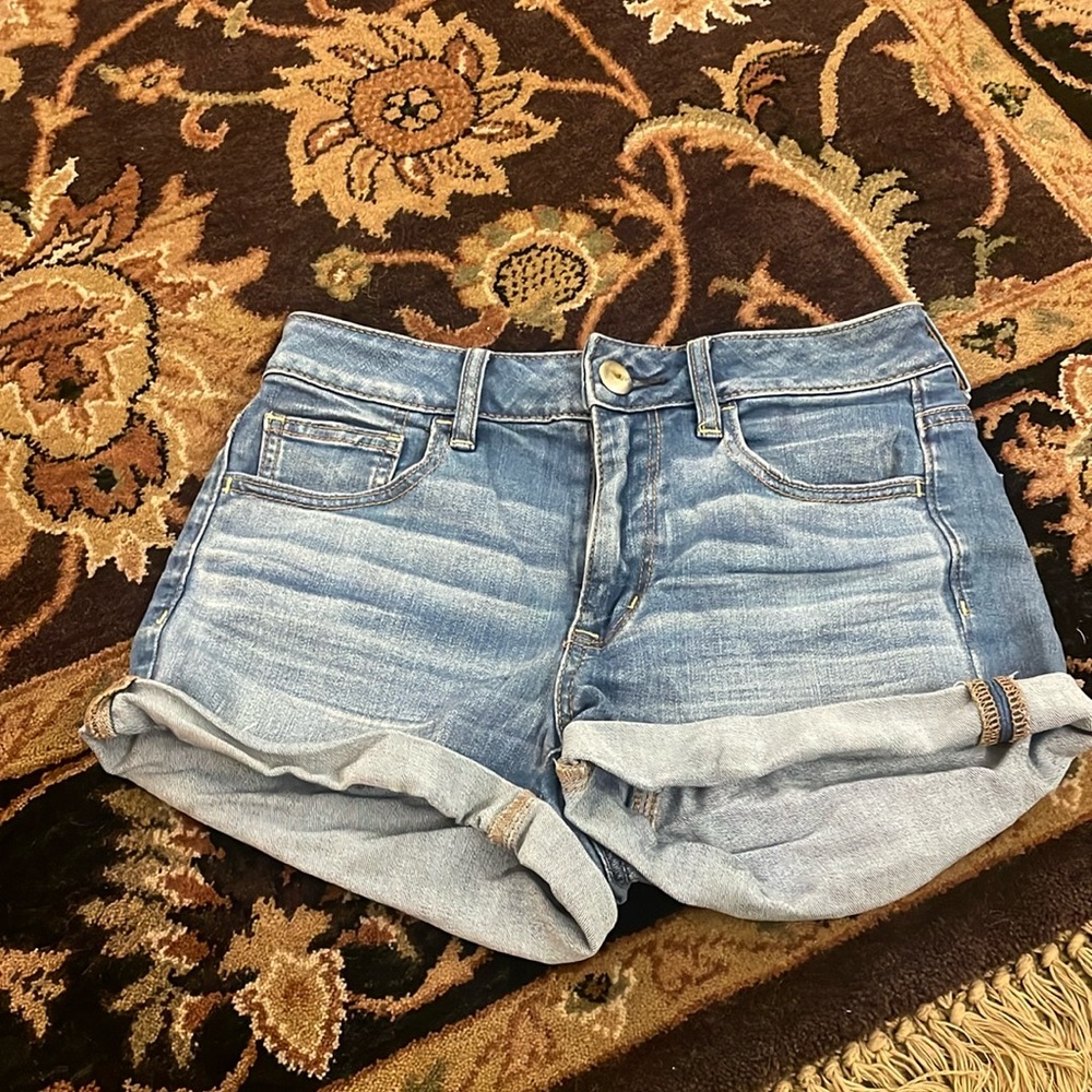 Hi rise super stretch American eagle shorts